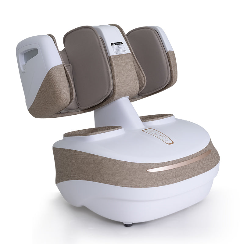 3900 Feet Therapy with Heat Vibrating Shiatsu Calf Foot Massager Machine Increases Blood Flow Electric Foot Massager