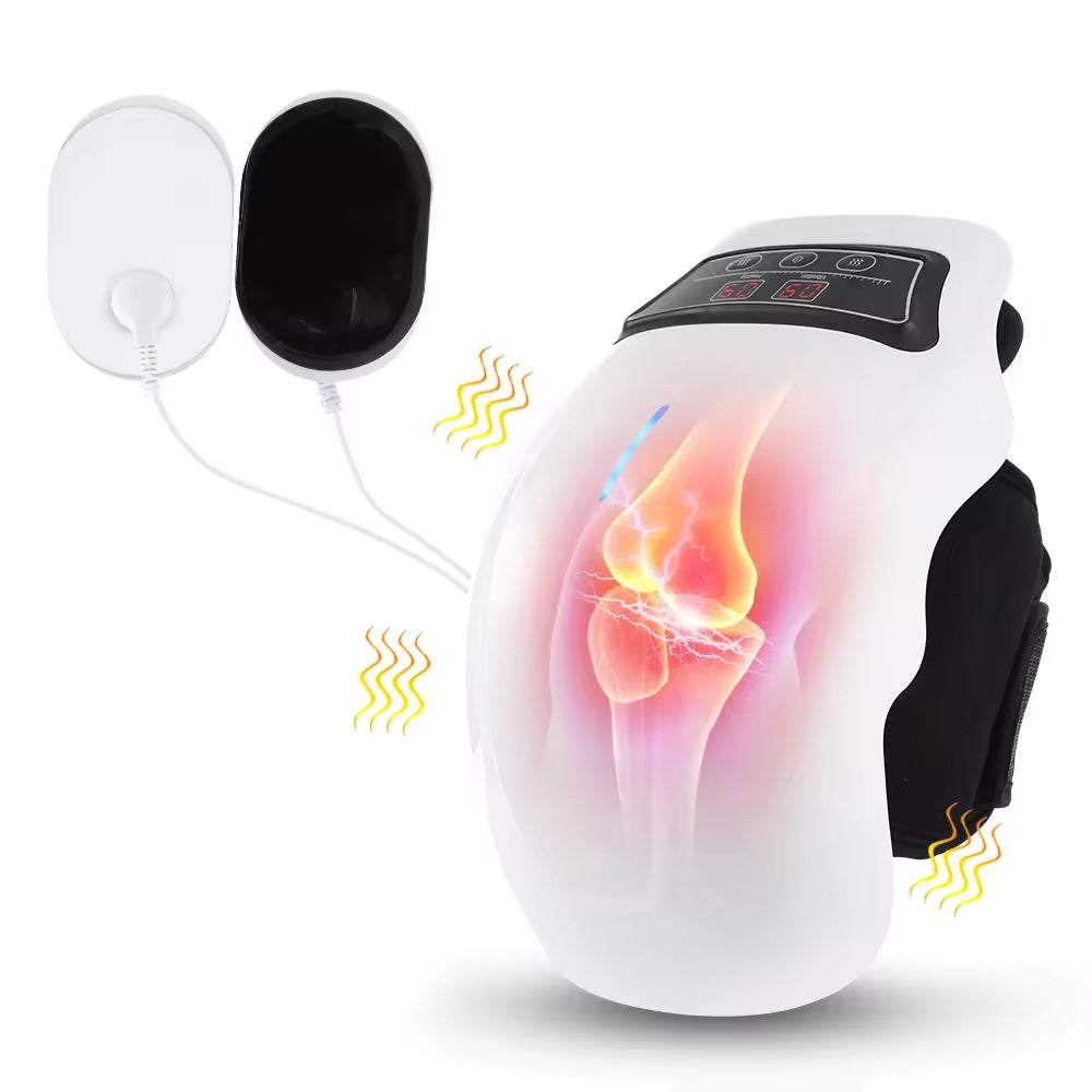 HX01 Smart Infrared Physiotherapy Knee Massager Arthritis Pain Relief Joint Massage Machine with Hot Compress Vibration Heat Feature