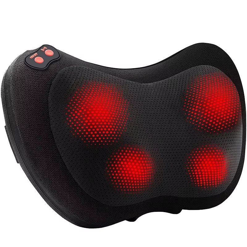 CL-016 High Quality Rechargeable Deep Shiatsu Hot Compress Kneading Body Pillow for Neck Waist Muscle Pain Relief