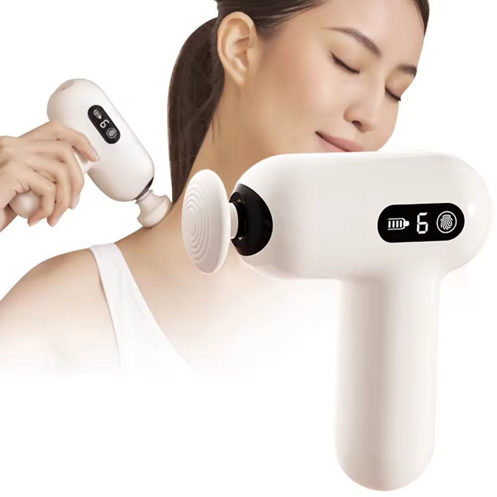 MG05 Best Trending Mini Electric Handheld Body Massager Portable Trending Fascial Gun Sports Deep Tissue Vibration Fitness Muscle