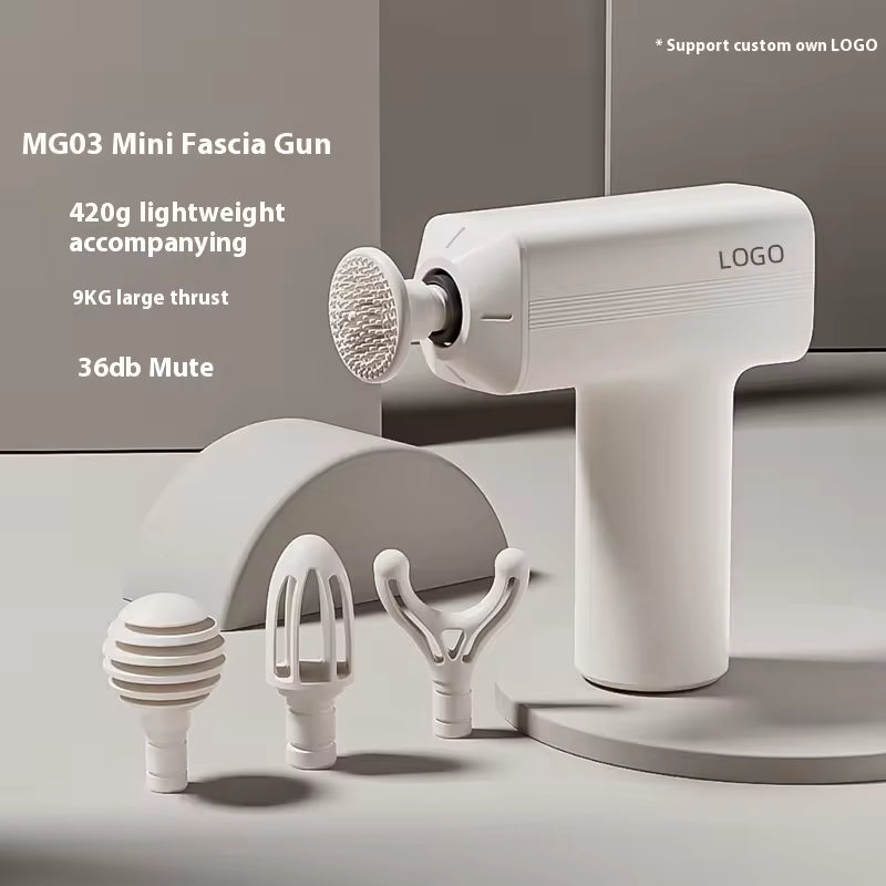 MG03 Professional Grade Mini Electric Fascia Gun High Quality Silent Neck Massager for Men and Women's Body Relaxation