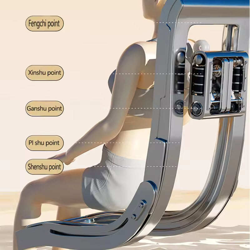 T2 Best Quality Full Body Zero Gravity Electric Automatic Massage Chair Shiatsu Manufacturer's Design with Back Facial Features