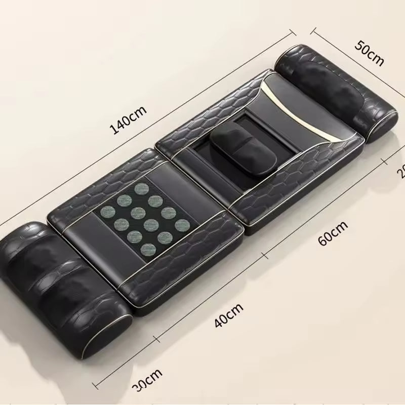 U3 Rolling Shiatsu Massage Cushion Kneading Back Body Mattress Vibrator Seat Cushions Pain Relief Back Massage Machine