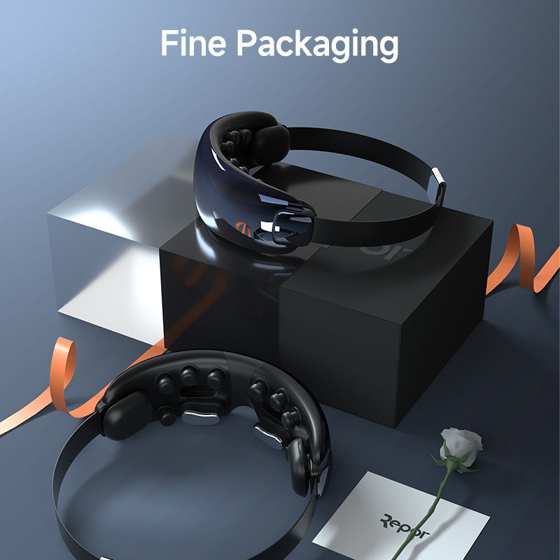 Professional Eye Care Massage Instrument Foldable Electric Smart Eye Massager With Heat Compression