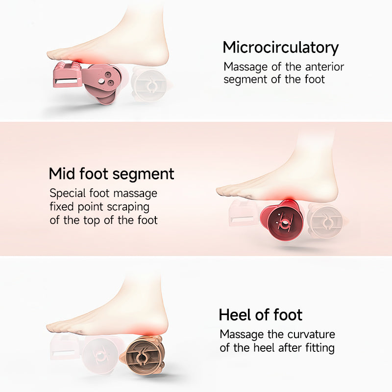 Le Knee Foot Therapy Machine Foot Scraping Tumbling Heating Rhythmic Massager Foot Therapy Instrument