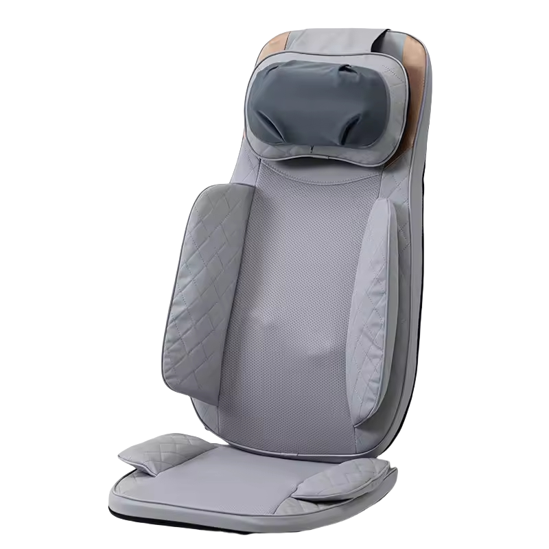 CL-56 3D Neck Roller Massage Cushion With Sliding Backrest & Vibrating Seat Portable Design for Home/Car Use
