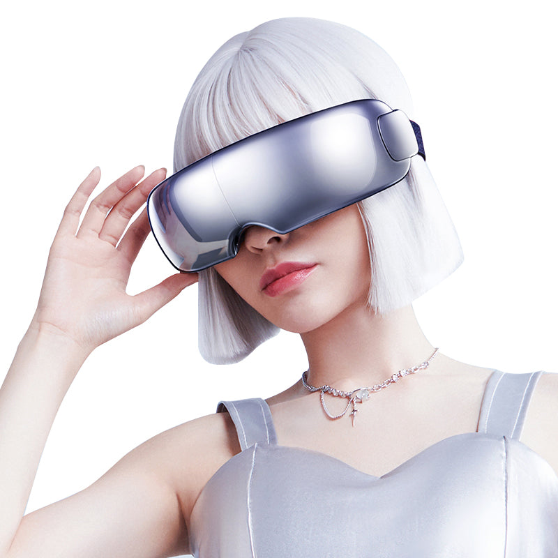 Professional Eye Care Massage Instrument Foldable Electric Smart Eye Massager With Heat Compression