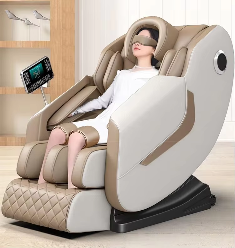 Best Selling Luxury Zero Gravity Shiatsu Electric Incline Massage Chair with Rocking Music Full Body for Home Use