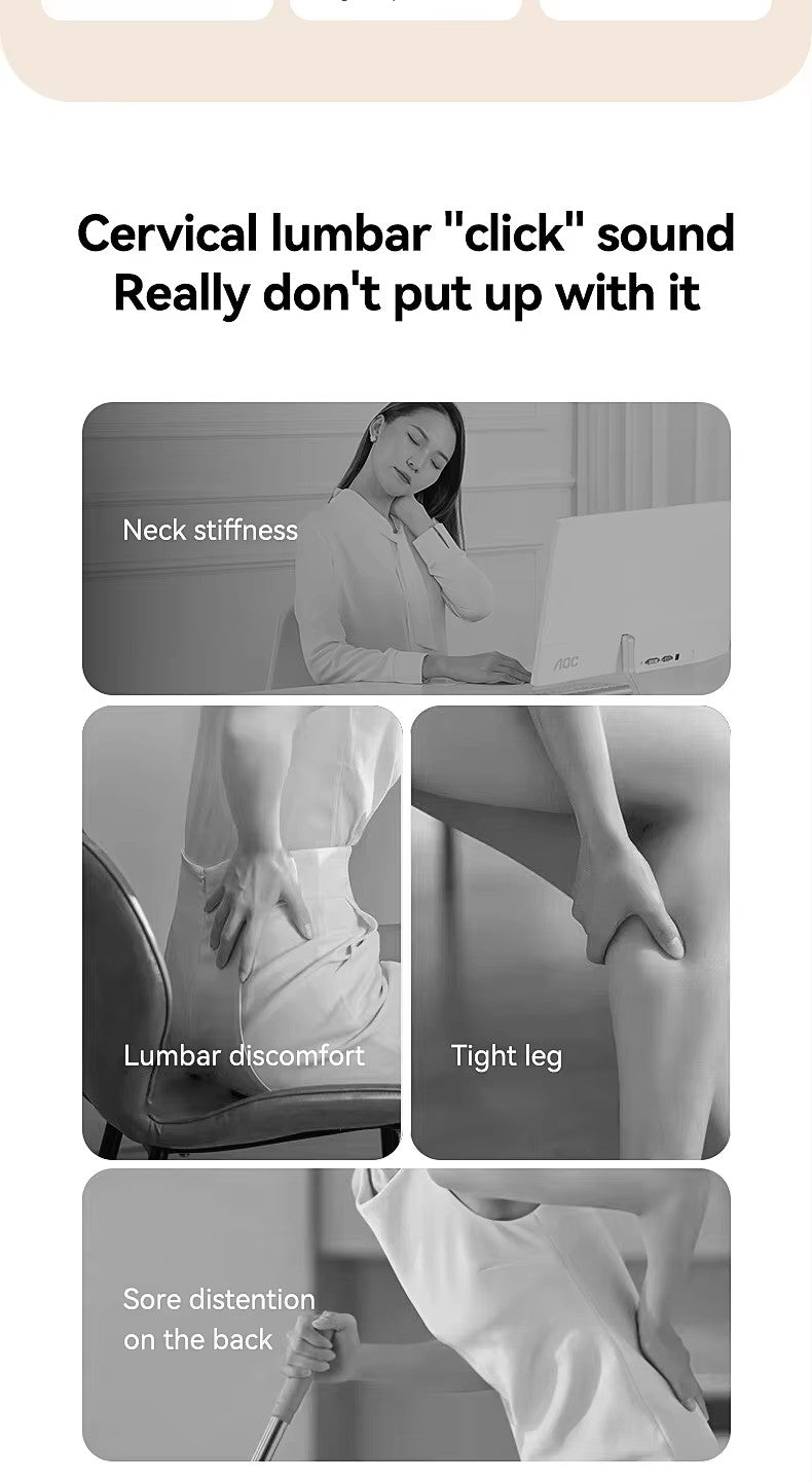 U6 Best-Selling Heated Electric Airbag Infrared Back Massage Mattress New Products Whole Body Vibration for Neck Made Leather