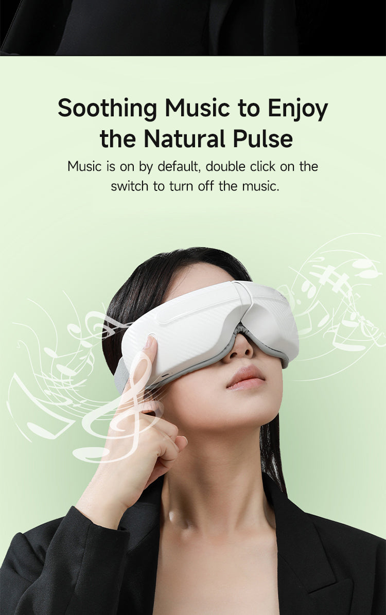 RP-i30 High Quality Rechargeable Foldable Eye Massager Smart Health Care Product with Heat Compression Comfortable Eye Relaxation