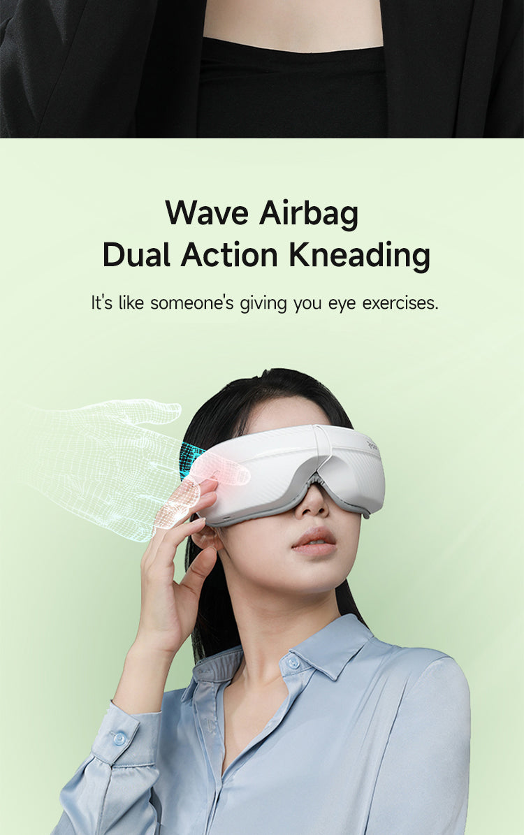 RP-i30 High Quality Rechargeable Foldable Eye Massager Smart Health Care Product with Heat Compression Comfortable Eye Relaxation
