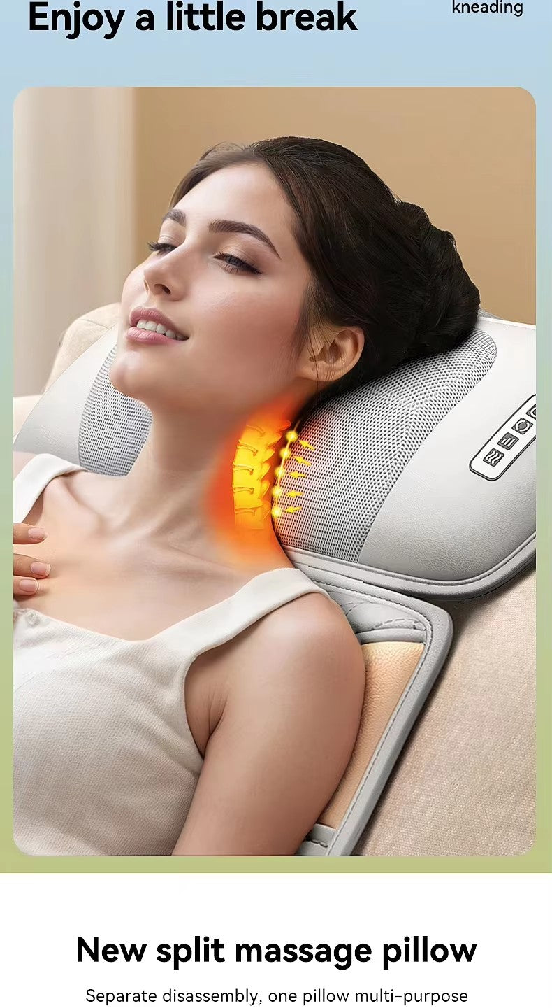 U6 Best-Selling Heated Electric Airbag Infrared Back Massage Mattress New Products Whole Body Vibration for Neck Made Leather