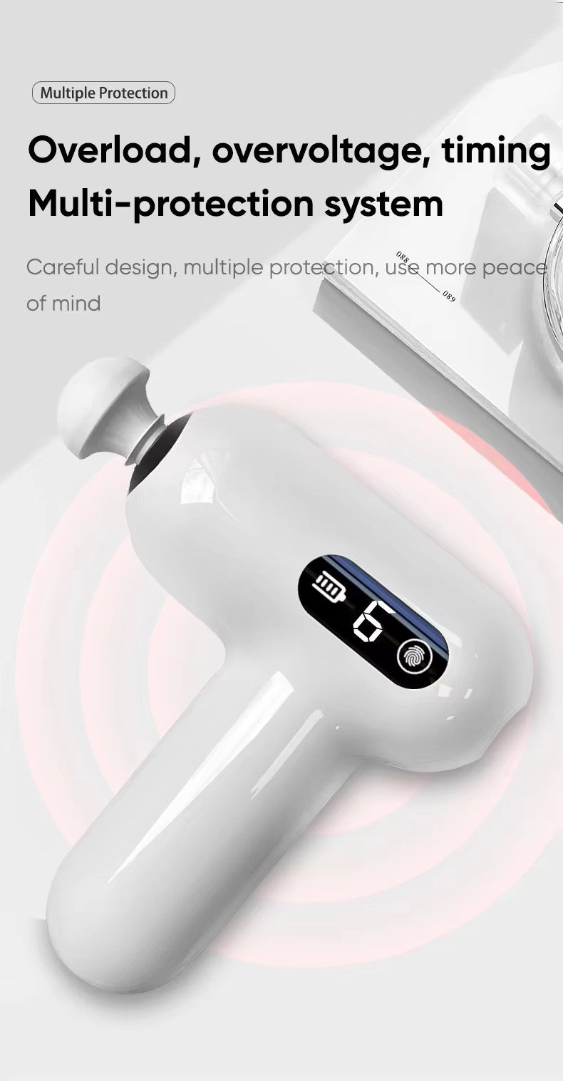 MG05 Best Trending Mini Electric Handheld Body Massager Portable Trending Fascial Gun Sports Deep Tissue Vibration Fitness Muscle