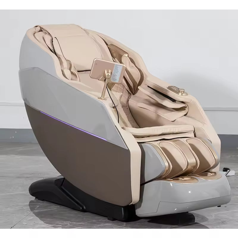 Luxury Modern 4D Zero Gravity Electric Massage Chair High Quality Leather Body Hand Application with Shiatsu Kneading Feature
