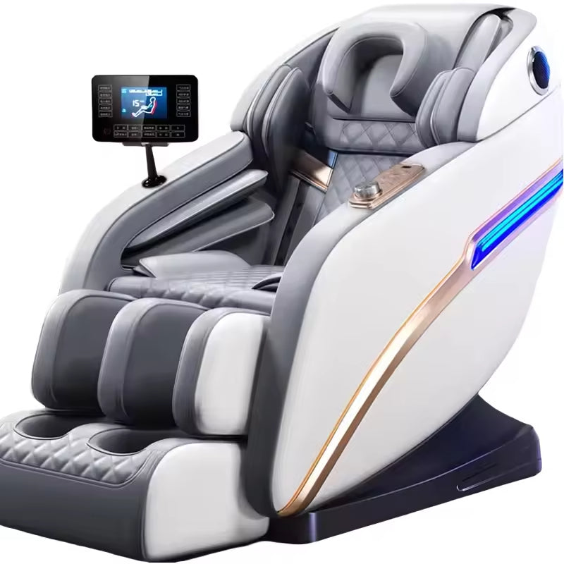 C5 Luxury Full Body 4D Massage Chair Zero Gravity Sl Track Modern Electric 3D Leather Head Neck Massager for Waist Foot Head