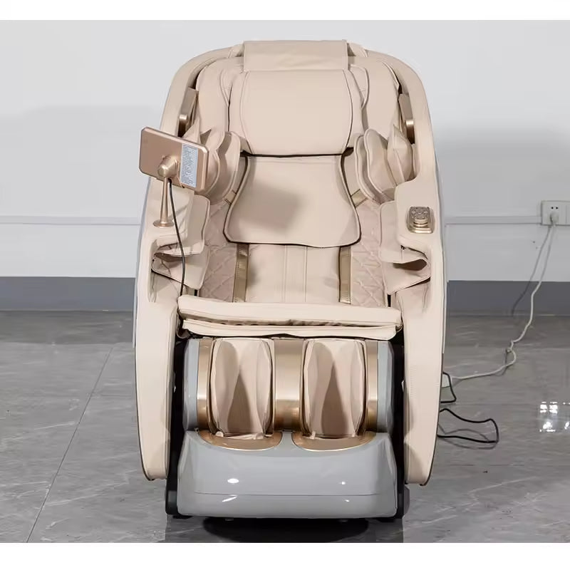 Luxury Modern 4D Zero Gravity Electric Massage Chair High Quality Leather Body Hand Application with Shiatsu Kneading Feature