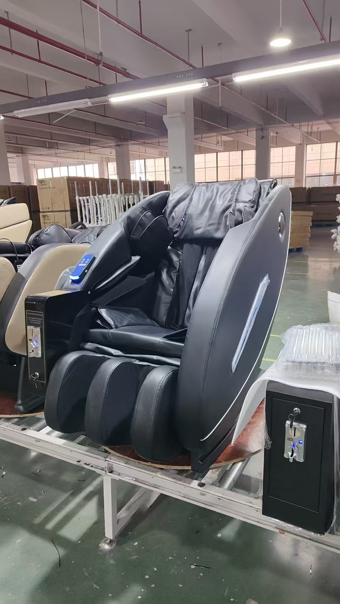 LT10Commercial 3D Zero Gravity Vending Massage Chair for Neck Coin Bill Operated with Payment System for Body Application