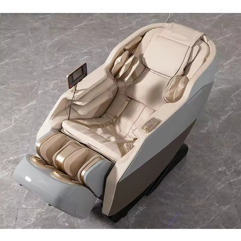 Luxury Modern 4D Zero Gravity Electric Massage Chair High Quality Leather Body Hand Application with Shiatsu Kneading Feature