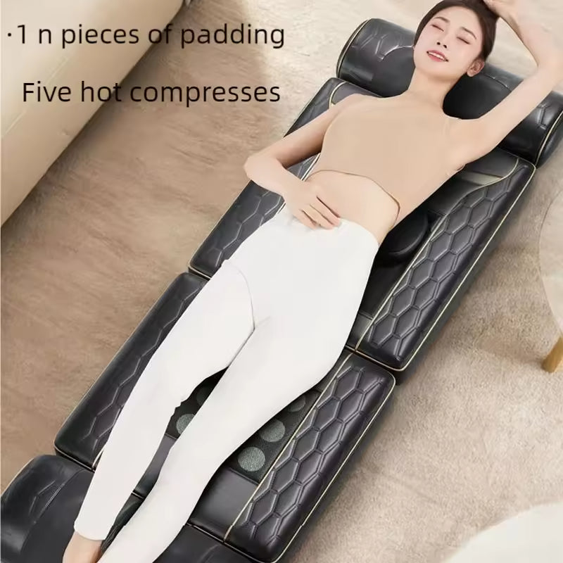 U3 Rolling Shiatsu Massage Cushion Kneading Back Body Mattress Vibrator Seat Cushions Pain Relief Back Massage Machine
