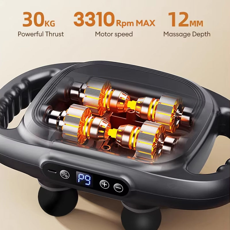 6 Head Deep Tissue Massage Gun CL118-6