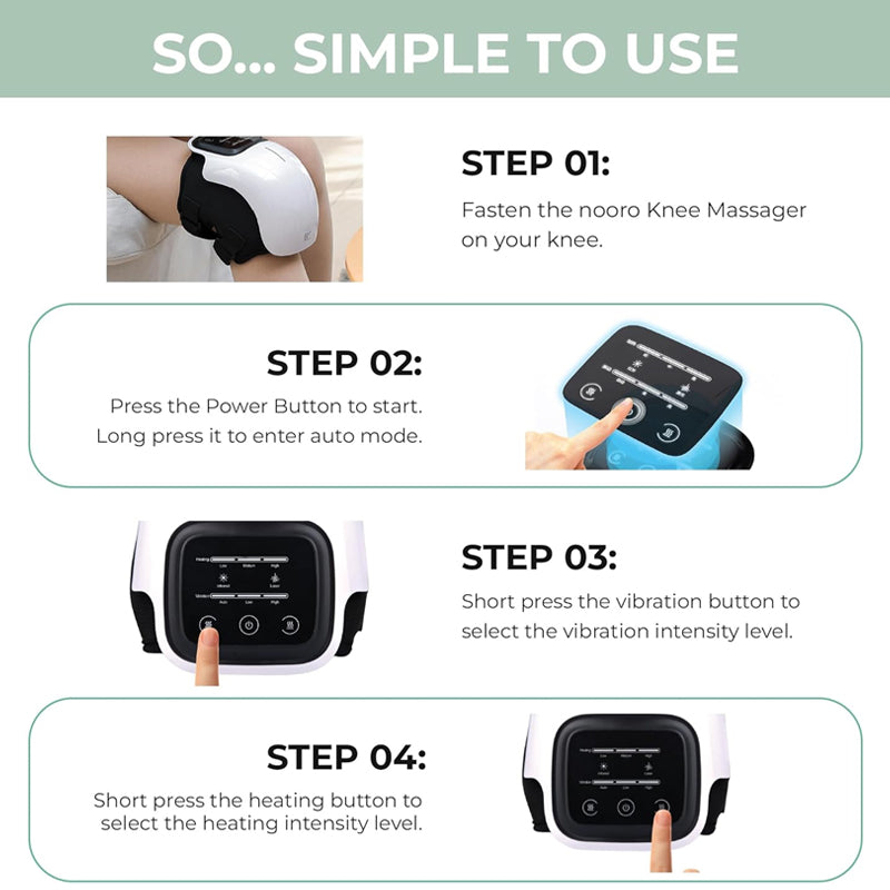 1101 Arthritis Pain Relief Joint Massage Machine Smart Infrared Physiotherapy Hot Compress Vibration Knee Massager With Heat