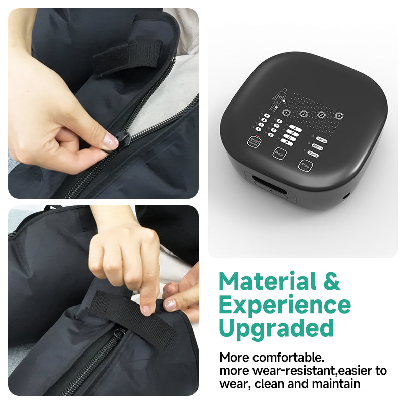 A80 Body Air Compression Recovery Boots Foot and Leg Air Massage Leg Massager Boots for Improved Blood Circulation