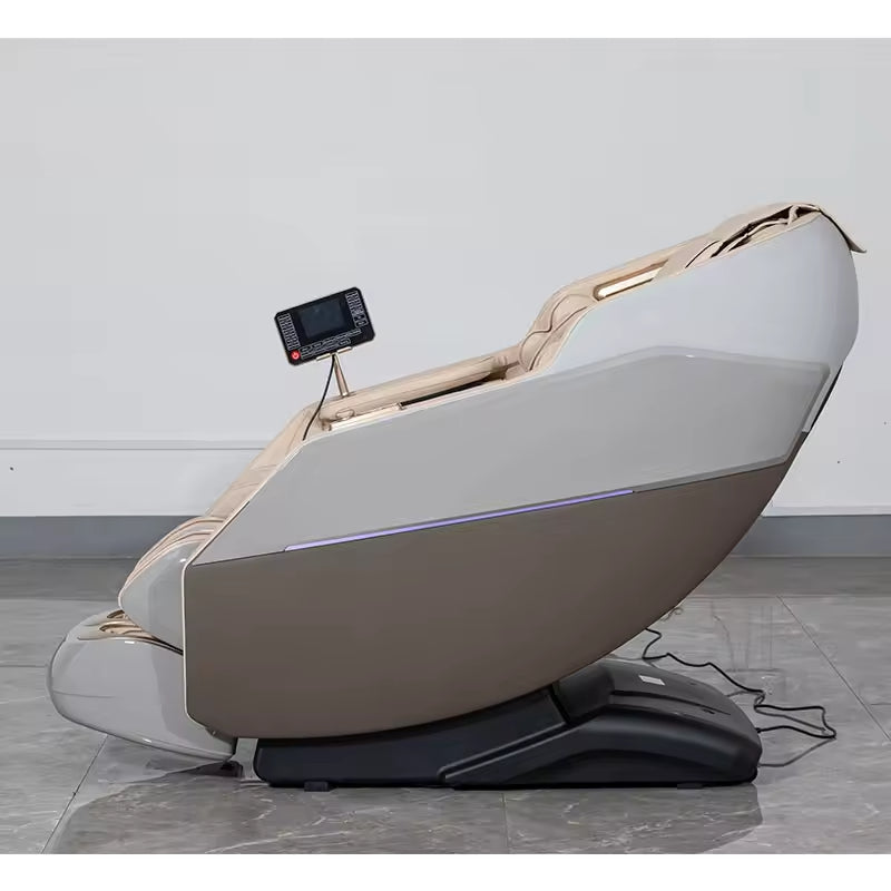 Luxury Modern 4D Zero Gravity Electric Massage Chair High Quality Leather Body Hand Application with Shiatsu Kneading Feature