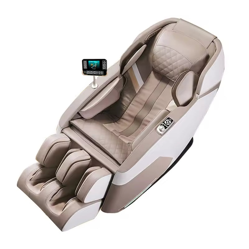 T6 Full Body 4D Zero Gravity Multifunctional Massage Chair Adjustable Stretch Portable Features for Whole Body Hand Waist Foot