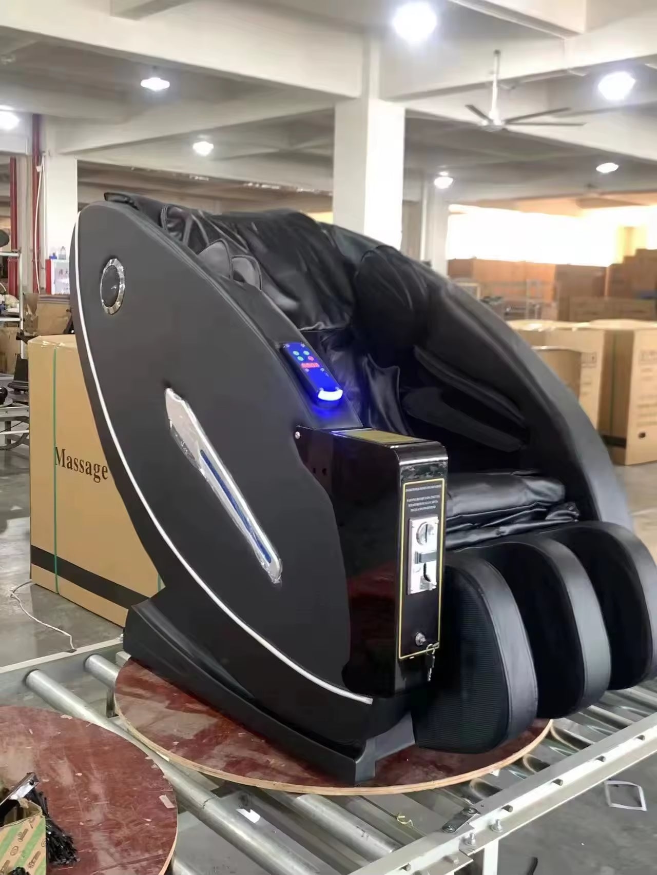LT10Commercial 3D Zero Gravity Vending Massage Chair for Neck Coin Bill Operated with Payment System for Body Application