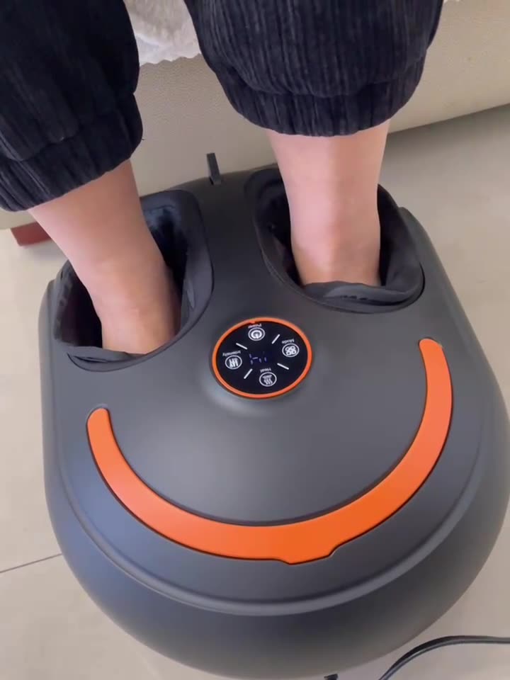 CL-512 Comfortable Full Wrap Electric Foot Massager with Infrared Heating & Vibrating Air Compression Kneading Leg Relief Features