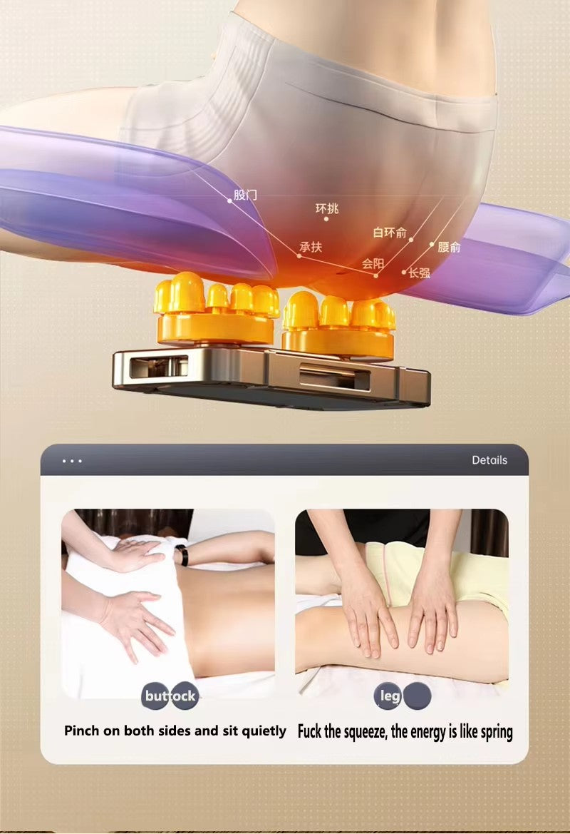 R8 Modern 3D Full Body Leather Massage Chair 8 Roller Technology Smart Therapy Vibrating Seat Neck Foot Gravity Air Pressure