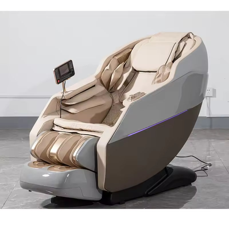 Luxury Modern 4D Zero Gravity Electric Massage Chair High Quality Leather Body Hand Application with Shiatsu Kneading Feature